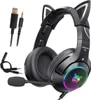 Onikuma K9 RGB Wired with Cat Ears Czarny Słuchawki PC Podgląd zdjęcia produktu 7