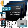 SUNNIVA® 2000W Balkonkraftwerk BIFAZIAL FULLBLACK komplett Produktbild-Vorschau 1