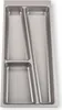 ORGA-BOX II Besteckeinsatz grau 462 x 205 mm für 30 cm Produktbild-Vorschau 1