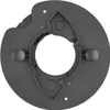 A top-down view of a black food processor attachment. Náhled obrázku produktu