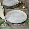 Moritz & Moritz TERRA 6x Speiseteller 27cm Teller Set Grau Produktbild-Vorschau 2