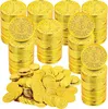 300 Stück Gold Münzen, Kunststoff Goldmünzen künstliche Produktbild-Vorschau 1