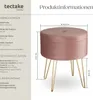 TecTake 403953, Růžová, Polyester, Ocel, MDF Náhled obrázku produktu 11