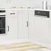 vidaXL Kuchyňská rohová skříňka Lucca lesklá bílá materiál Náhled obrázku produktu 2