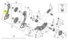Deflettore catena SHIMANO RD-RX810 (11 velocità) - guida Anteprima dell’immagine prodotto 2