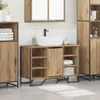 vidaXL Szafka pod umywalkę Artisan dąb 91 x 35 x 60 cm Podgląd zdjęcia produktu 4