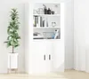 vidaXL Wandschrank Weiß 80x33x80 cm Holzwerkstoff Produktbild-Vorschau 6