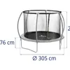 Expondo Gymrex zahradní trampolína – Ø 305 x 180 cm – 100 Náhled obrázku produktu 8