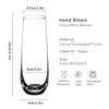 Amisglass Sektgläser Set, Champagner Gläser aus Bleifrei Produktbild-Vorschau 2