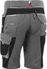 The back view of a pair of grey and black work shorts. Náhľad obrázku produktu