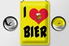 Blechschild  I Love Bier, 30 x 20 cm, Blechschilder Spruch Produktbild-Vorschau 3