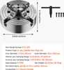 VEVOR Mandrino per tornio a 4 griffe 250 mm, mandrino Anteprima dell’immagine prodotto 7