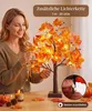 Herbstdeko Ahornblatt Lichterbaum mit 24 LEDs – 60cm LED Produktbild-Vorschau 5