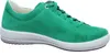 A single green shoe on a white background. Produktbild-Vorschau