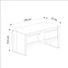 HOMIDEA BOSS Schreibtisch 150 x 72 x 75,6 cm - Moderner Produktbild-Vorschau 3