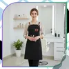 EDIBAZZAR | Zwarte keukenschorten voor dames en heren, Productafbeelding-voorbeeld 5