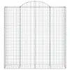Gabionen mit Hochbogen 13Stk. 200x50x200/220cm Verzinktes Produktbild-Vorschau 4