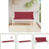 The Living Store Gartenbank-Auflagen 2 Stk. Weinrot Produktbild-Vorschau 1