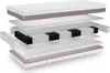 An exploded view diagram of a mattress, showing its different layers and internal structure. Anteprima dell’immagine prodotto