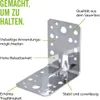 Alberts 25 x Schwerlast-Winkelverbinder mit Sicke 70x70x55 Produktbild-Vorschau 4