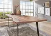 Esszimmertisch 120x80 cm Havanna, Baumkantentisch Produktbild-Vorschau 3