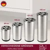 HOOZ® Möbelfüße Edelstahl 100 mm 4er Set [GEBÜRSTET] Produktbild-Vorschau 7
