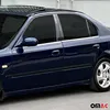 Okenné lišty pre Honda Civic 6 notchback 1998-2002 nerezová Náhľad obrázku produktu 2