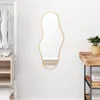 vidaXL Specchio da parete Golden 80x35 cm Anteprima dell’immagine prodotto 2