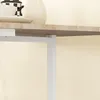 HOMCOM Eettafel, inklapbaar, keukentafel met wielen en Productafbeelding-voorbeeld 9