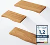 LAMO Manufaktur 3 Stück Wandregal aus Holz mit unsichtbarer Produktbild-Vorschau 1