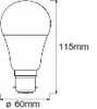 LEDVANCE LED-Lampe | Sockel: B22d | Tunable White | Produktbild-Vorschau 3
