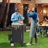 Profi Grillwagen mit Edelstahl-Arbeitsplatte, 45x45cm Produktbild-Vorschau 11