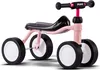 A pink Puky Pukylino balance bike with black handlebars and seat, shown against a white background. Voir les images du produit