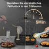YASHE Mini-wafelijzer ABS07-C, 750 W, voor 8 mini-wafels, Productafbeelding-voorbeeld 2
