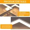 ZMH LED Deckenleuchte Wohnzimmer Deckenlampe 80CM Produktbild-Vorschau 6