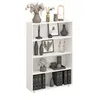 KOMTO Bücherregal 80 cm breit, weiß, Bücherregal mit 4 Produktbild-Vorschau 7