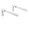 2x Wandkonsole Waschtischhalterung Regalträger Weiß 350 mm Produktbild-Vorschau 11
