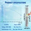 Pompe submersible pour puits profonds SucceBuy, 370 W, 110 Voir les images du produit 7