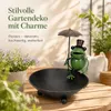Vogelbad aus Metall mit Frosch und Regenschirm "Fritz" Produktbild-Vorschau 6