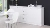 Credenza Landwood 52 colore bianco 4 ante e 4 cassetti Anteprima dell’immagine prodotto 7