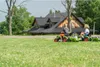 FALK Traktor Claas Grün auf Pedalen mit Anhänger + Horn für Produktbild-Vorschau 20