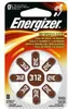 Energizer 312 SP-8 piles bouton pour audioprothèses 8pcs Voir les images du produit 8