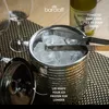 BarCraft - Seau à glace de avec couvercle et pince, inox, Voir les images du produit 2