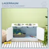 PawHut Hundenäpfe, Erhöhtes Futterstation mit 2 Produktbild-Vorschau 5