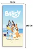 Bluey Strand Badetuch Strandtuch Duschtuch 70 x 140 cm 100% Produktbild-Vorschau 3