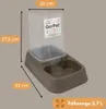 2er Set Automatischer Futterspender Wasserspender 2in1 Produktbild-Vorschau 2