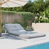 vidaXL Futon Schlafsofa mit Matratze Weiß 90x206x11 Produktbild-Vorschau 3
