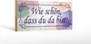 Holzschild wie schön dass du da bist, 27 x 10 cm, Produktbild-Vorschau 2
