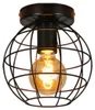 ZMH Deckenleuchte vintage Deckenlampe Flur schwarz Retro Produktbild-Vorschau 9