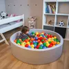 KiddyMoon Bällebad Kinder groß Quadrat 120x30cm mit 300 Produktbild-Vorschau 6
